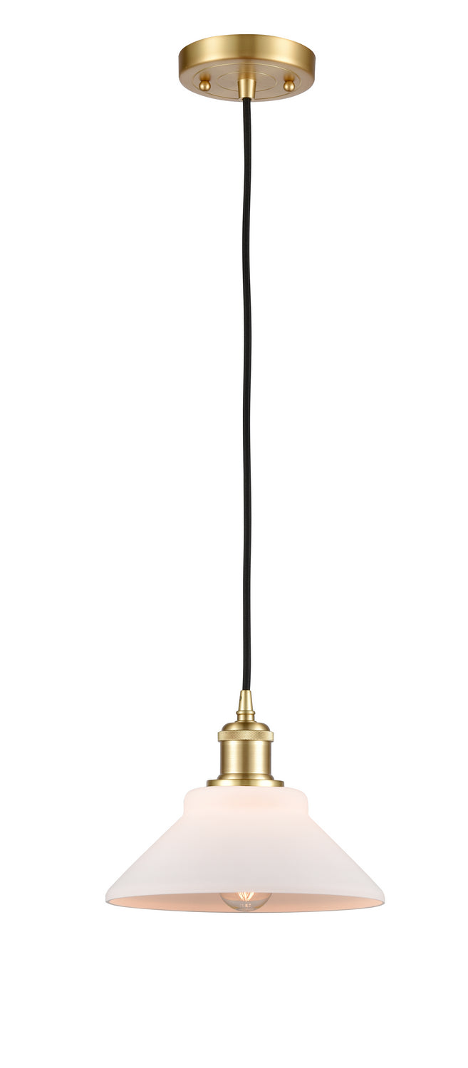 Innovations 516-1P-SG-G131 One Light Mini Pendant, Satin Gold