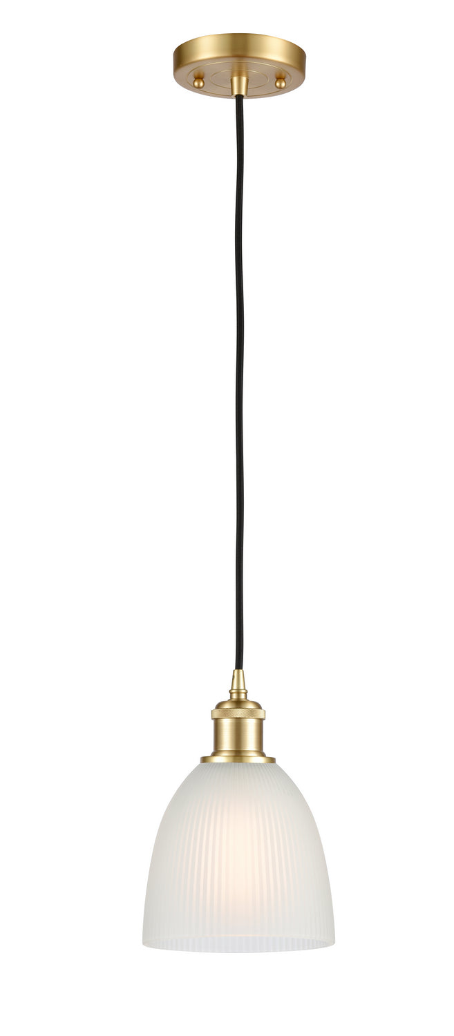 Innovations 516-1P-SG-G381 One Light Mini Pendant, Satin Gold