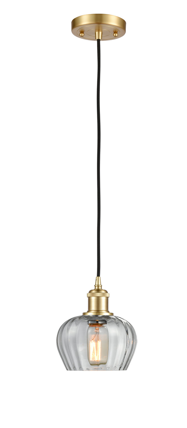 Innovations 516-1P-SG-G92 One Light Mini Pendant, Satin Gold
