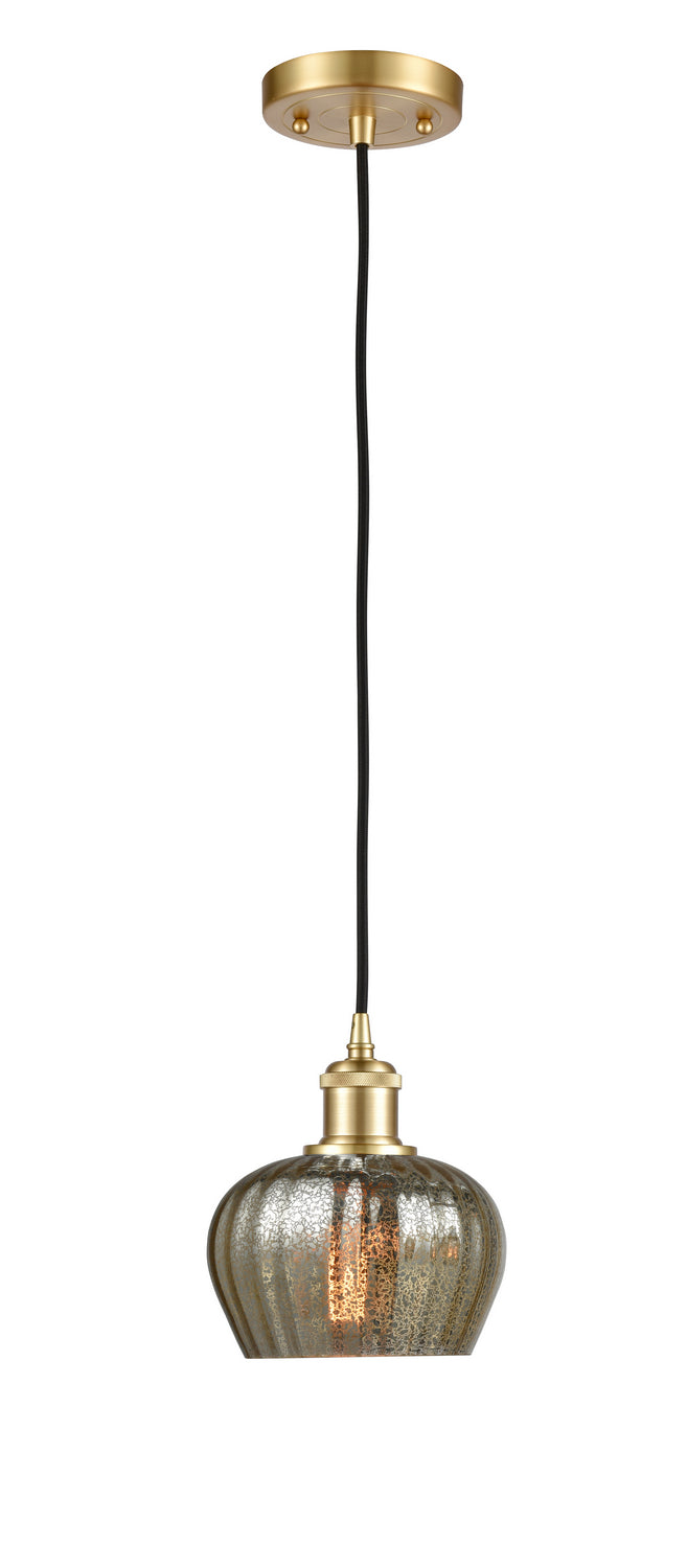 Innovations 516-1P-SG-G96 One Light Mini Pendant, Satin Gold