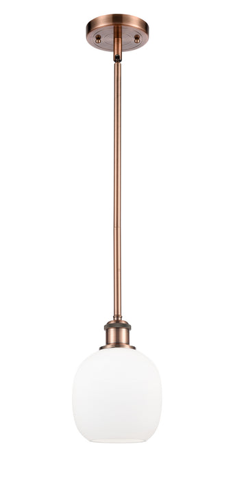 Innovations 516-1S-AC-G101 One Light Mini Pendant, Antique Copper