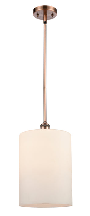 Innovations 516-1S-AC-G111-L One Light Mini Pendant, Antique Copper