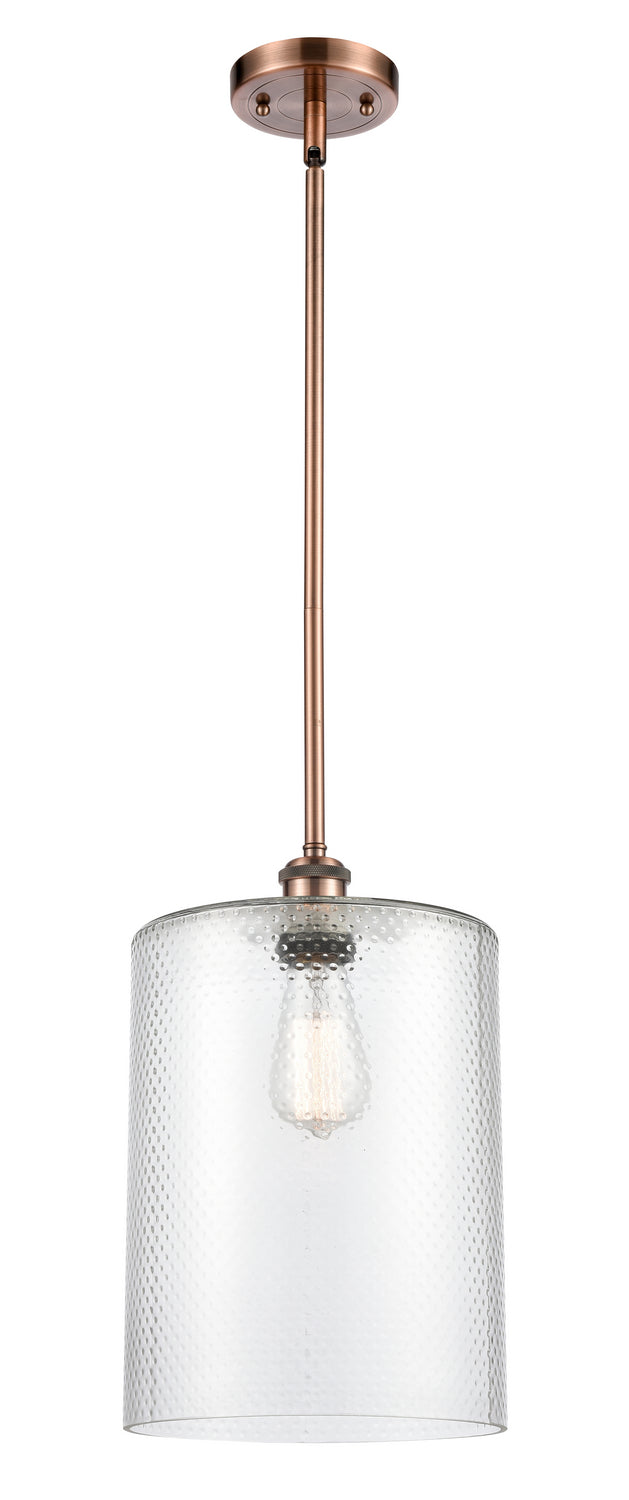 Innovations 516-1S-AC-G112-L One Light Mini Pendant, Antique Copper