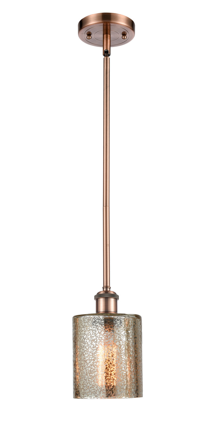 Innovations 516-1S-AC-G116 One Light Mini Pendant, Antique Copper