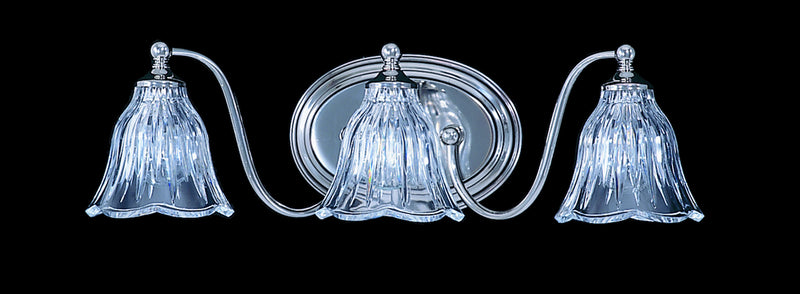 Framburg 8173 PN Three Light Wall Sconce, Polished Nickel