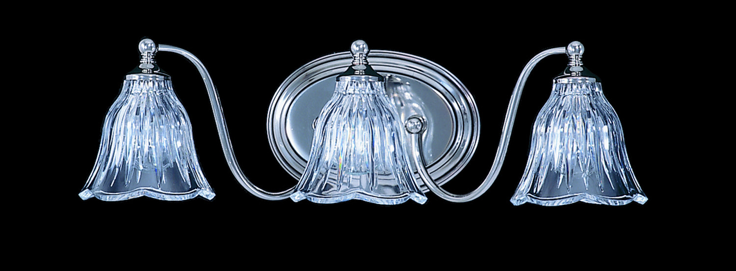 Framburg 8173 PN Three Light Wall Sconce, Polished Nickel