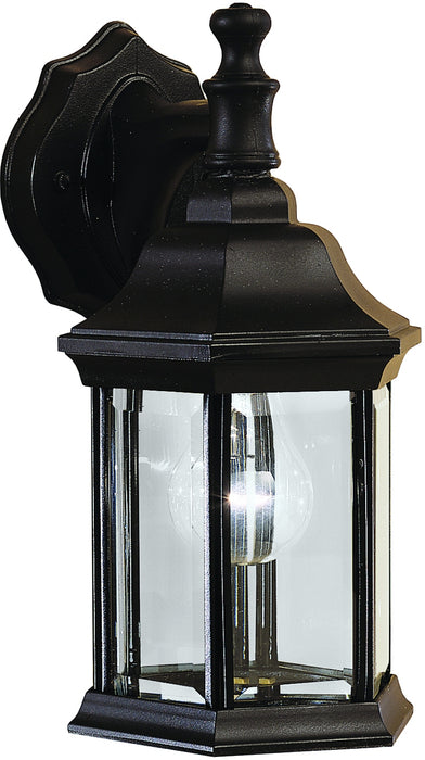 Kichler 9776BK One Light Outdoor Wall Mount, Black