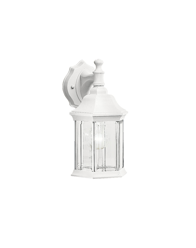 Kichler 9776WH One Light Outdoor Wall Mount, White