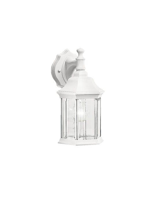 Kichler 9776WH One Light Outdoor Wall Mount, White