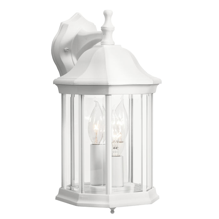 Kichler 9777WH Three Light Outdoor Wall Mount, White