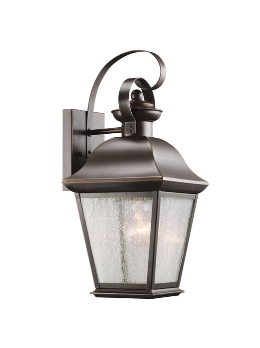 Kichler 9708OZ One Light Outdoor Wall Mount, Olde Bronze