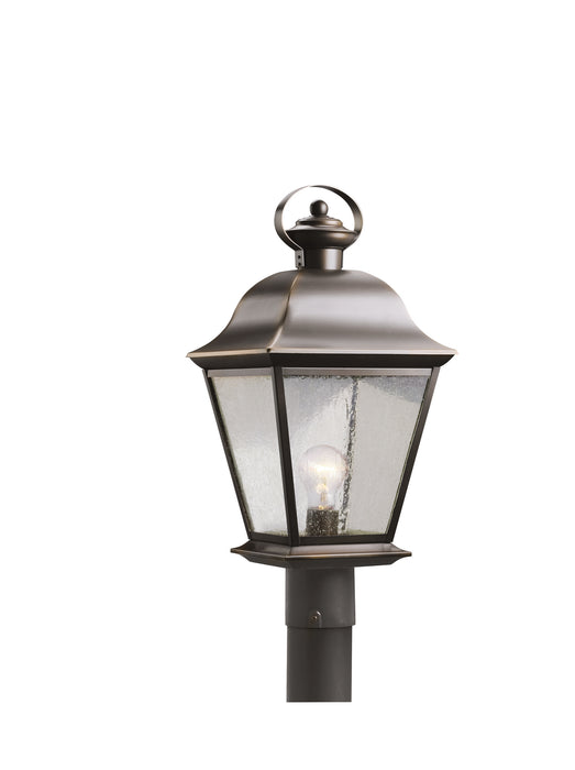 Kichler 9909OZ One Light Outdoor Post Mount, Olde Bronze