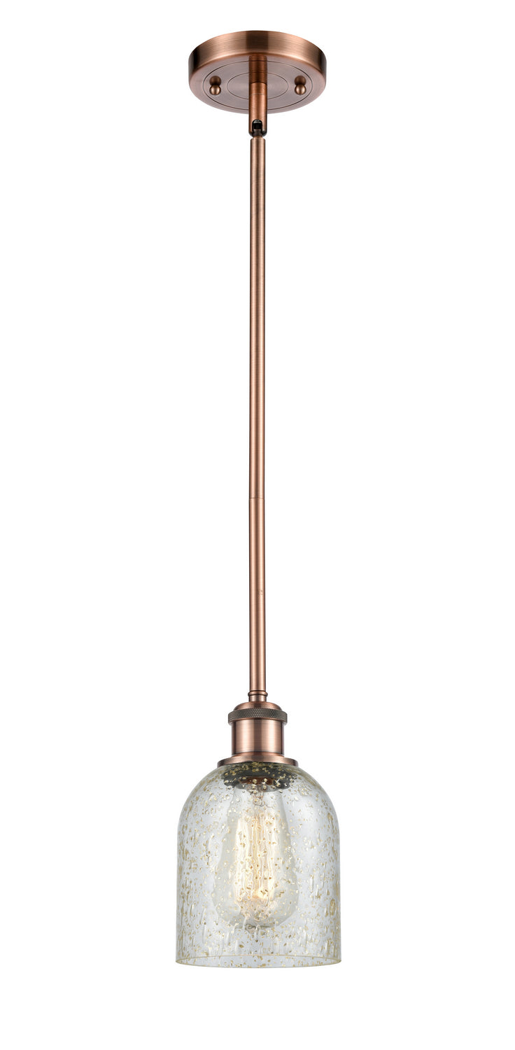 Innovations 516-1S-AC-G259 One Light Mini Pendant, Antique Copper