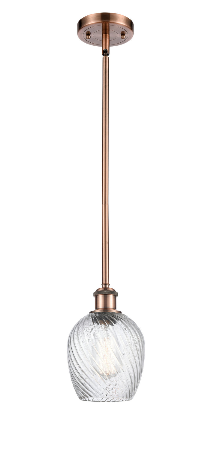 Innovations 516-1S-AC-G292 One Light Mini Pendant, Antique Copper