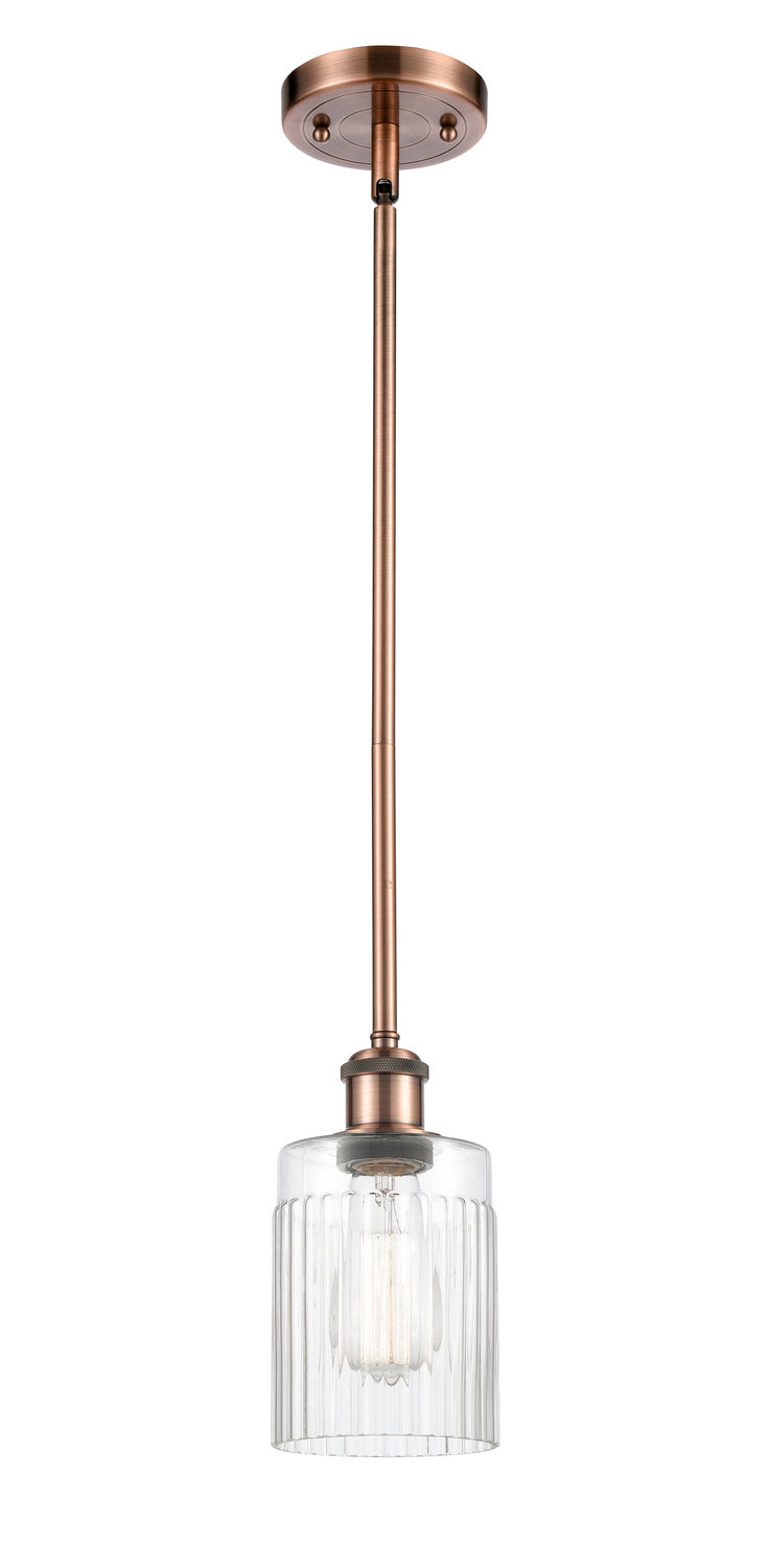 Innovations 516-1S-AC-G342 One Light Mini Pendant, Antique Copper