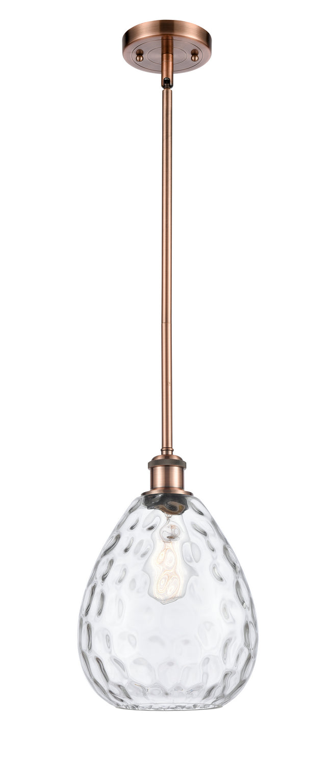Innovations 516-1S-AC-G372 One Light Mini Pendant, Antique Copper