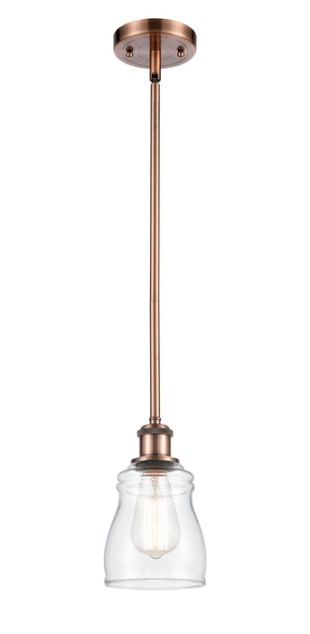 Innovations 516-1S-AC-G392 One Light Mini Pendant, Antique Copper