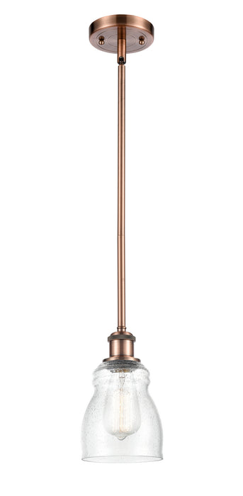 Innovations 516-1S-AC-G394 One Light Mini Pendant, Antique Copper