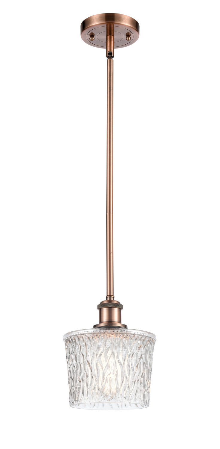 Innovations 516-1S-AC-G402 One Light Mini Pendant, Antique Copper
