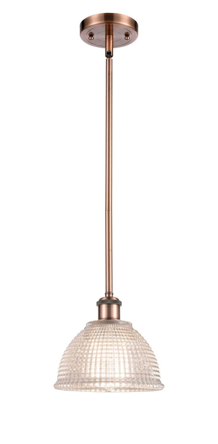 Innovations 516-1S-AC-G422 One Light Mini Pendant, Antique Copper