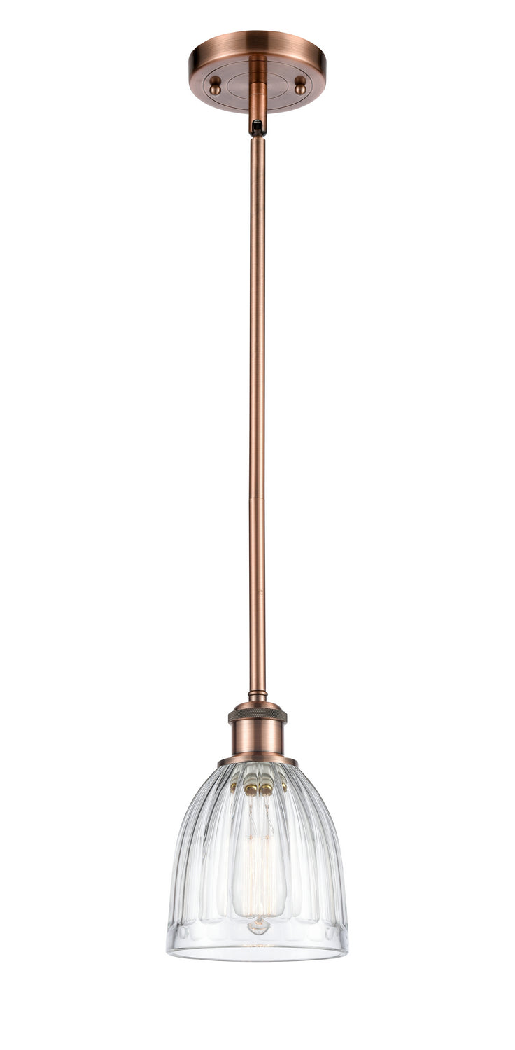 Innovations 516-1S-AC-G442 One Light Mini Pendant, Antique Copper