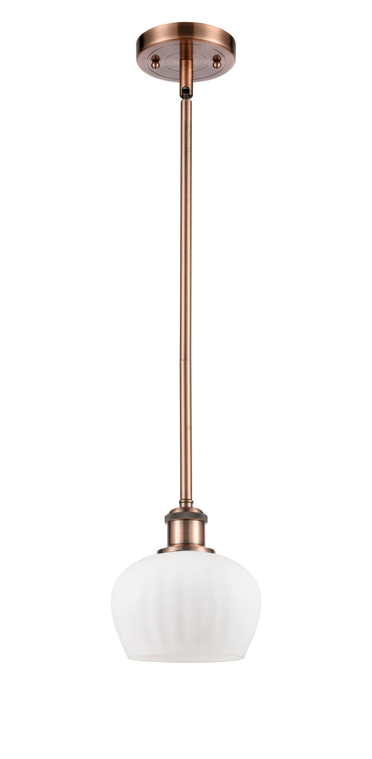 Innovations 516-1S-AC-G91 One Light Mini Pendant, Antique Copper