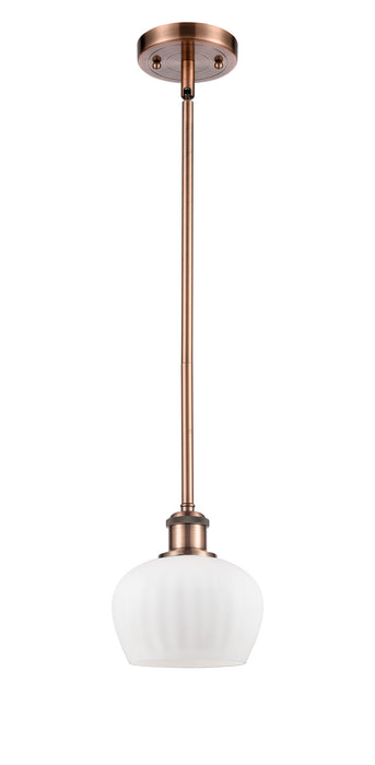 Innovations 516-1S-AC-G91 One Light Mini Pendant, Antique Copper