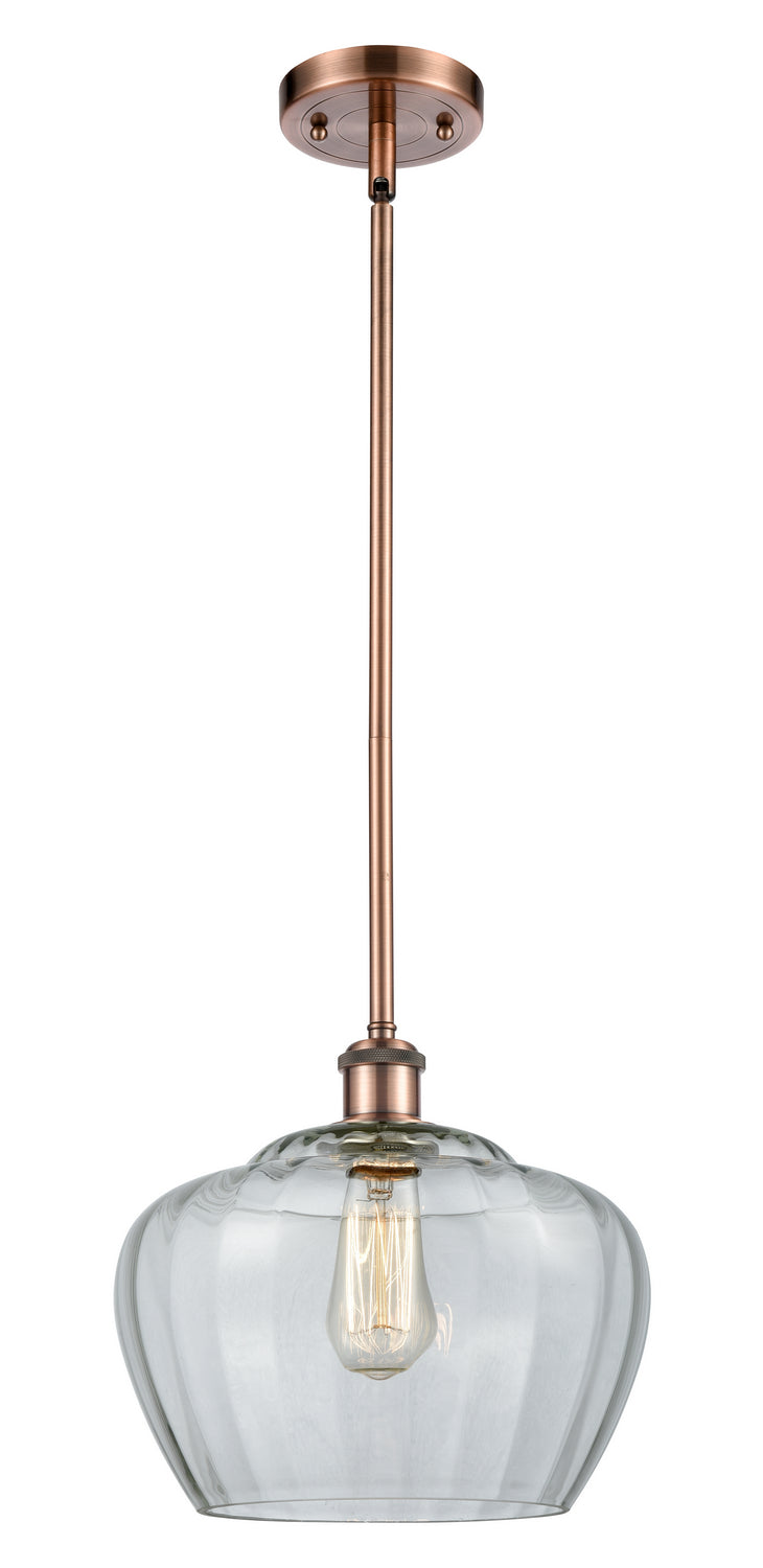 Innovations 516-1S-AC-G92-L One Light Mini Pendant, Antique Copper