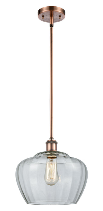 Innovations 516-1S-AC-G92-L One Light Mini Pendant, Antique Copper