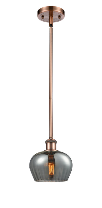 Innovations 516-1S-AC-G93 One Light Mini Pendant, Antique Copper