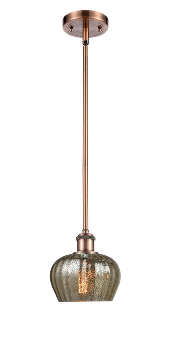 Innovations 516-1S-AC-G96 One Light Mini Pendant, Antique Copper