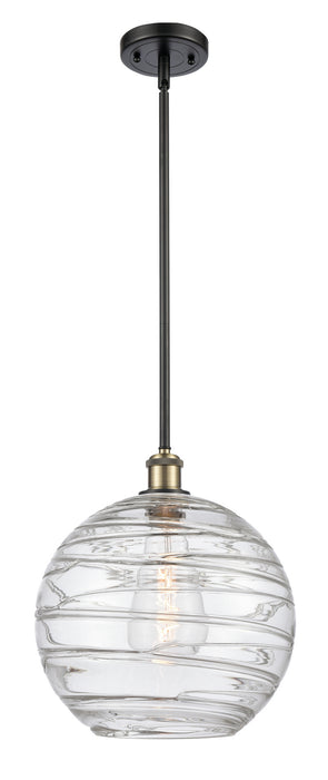 Innovations 516-1S-BAB-G1213-12 One Light Mini Pendant, Black Antique Brass