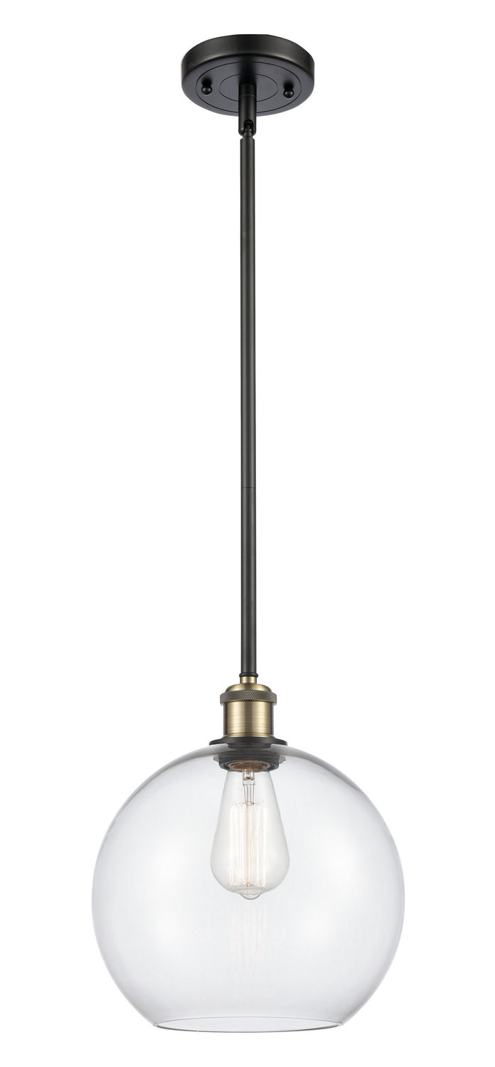 Innovations 516-1S-BAB-G122-10 One Light Mini Pendant, Black Antique Brass