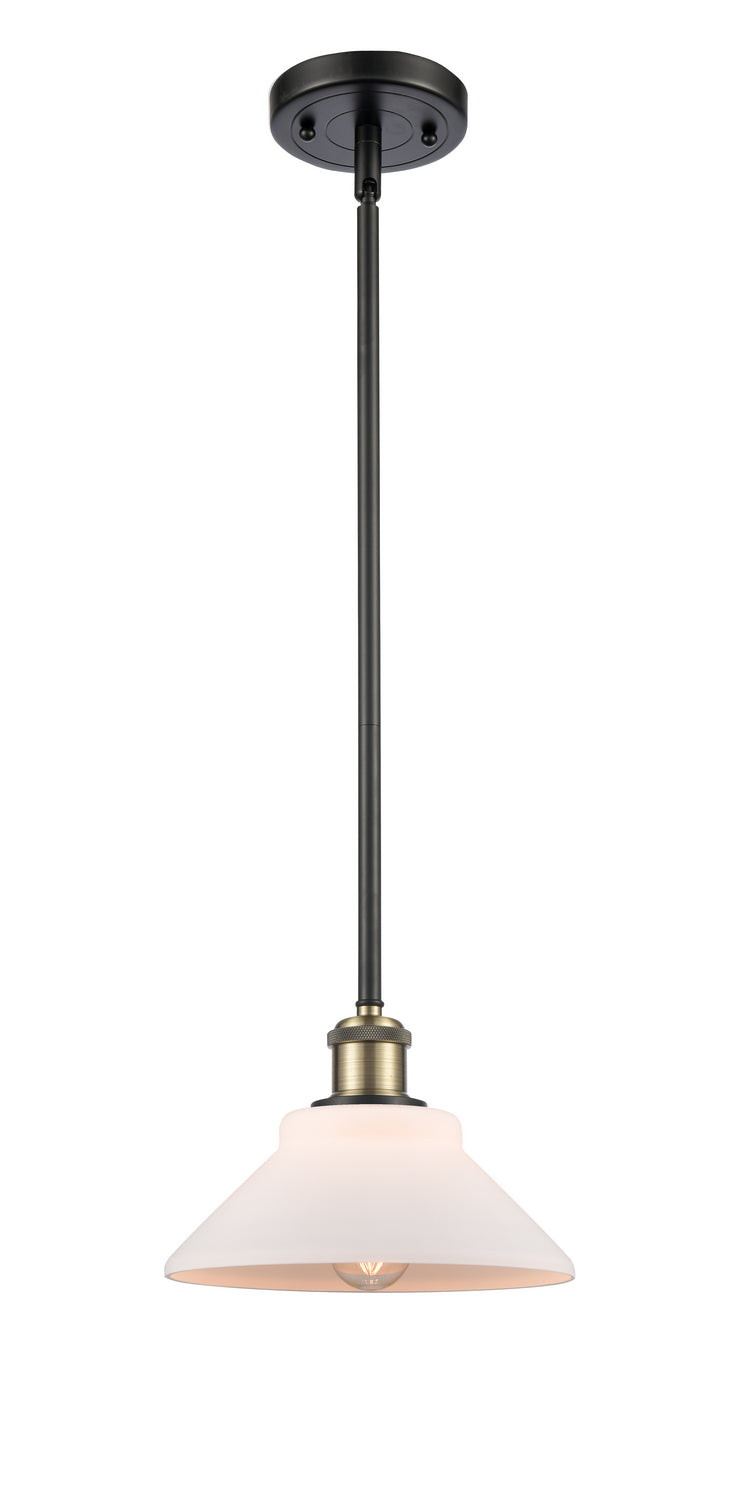 Innovations 516-1S-BAB-G131 One Light Mini Pendant, Black Antique Brass