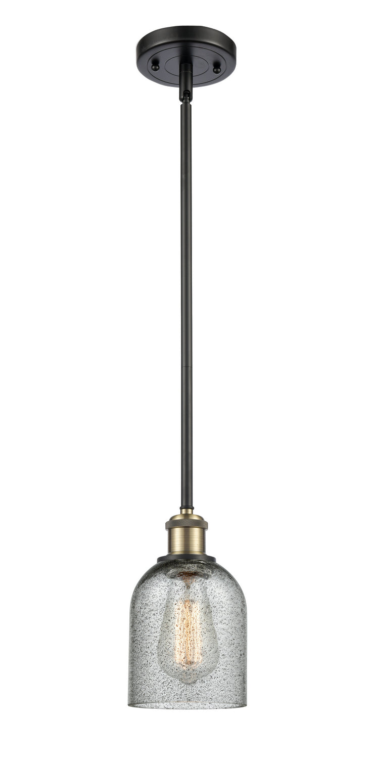 Innovations 516-1S-BAB-G257 One Light Mini Pendant, Black Antique Brass