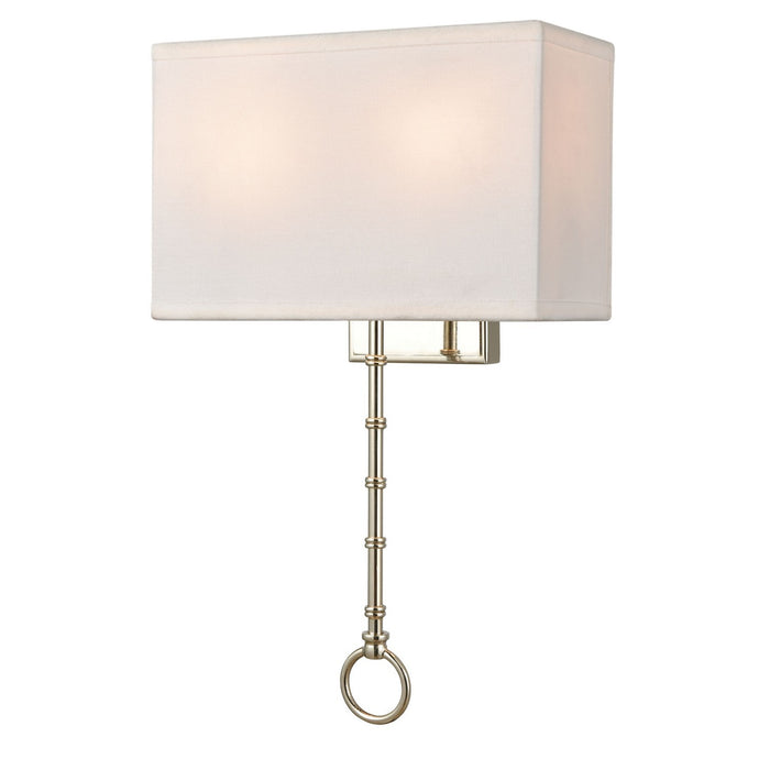 ELK Home 75020/2 Two Light Wall Sconce, Polished Chrome