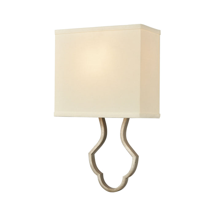 ELK Home 75100/1 One Light Wall Sconce, Dusted Silver