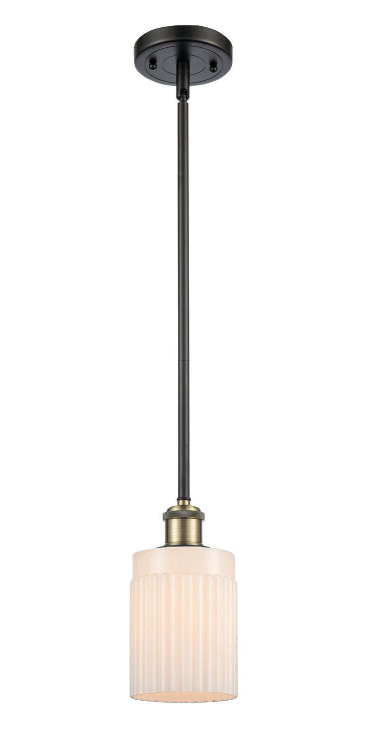 Innovations 516-1S-BAB-G341 One Light Mini Pendant, Black Antique Brass