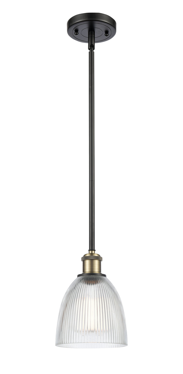 Innovations 516-1S-BAB-G382 One Light Mini Pendant, Black Antique Brass