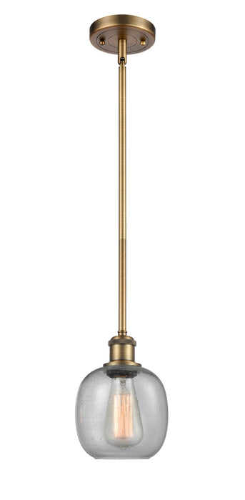 Innovations 516-1S-BB-G104 One Light Mini Pendant, Brushed Brass