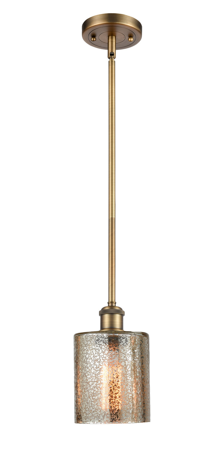 Innovations 516-1S-BB-G116 One Light Mini Pendant, Brushed Brass