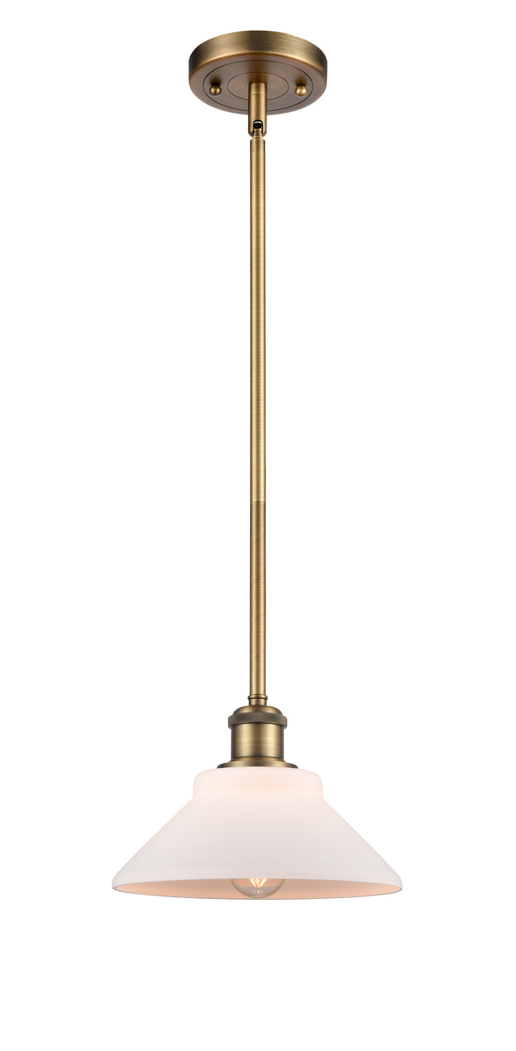 Innovations 516-1S-BB-G131 One Light Mini Pendant, Brushed Brass