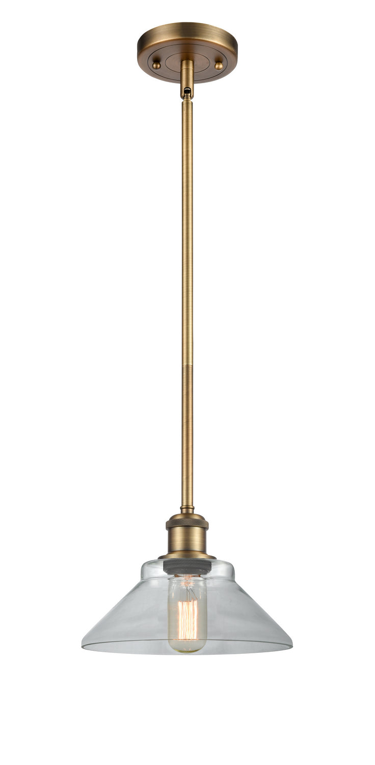 Innovations 516-1S-BB-G132 One Light Mini Pendant, Brushed Brass