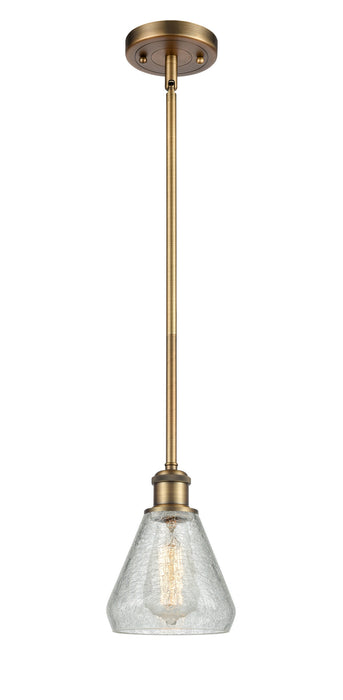 Innovations 516-1S-BB-G275 One Light Mini Pendant, Brushed Brass