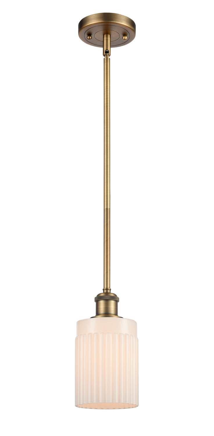 Innovations 516-1S-BB-G341 One Light Mini Pendant, Brushed Brass