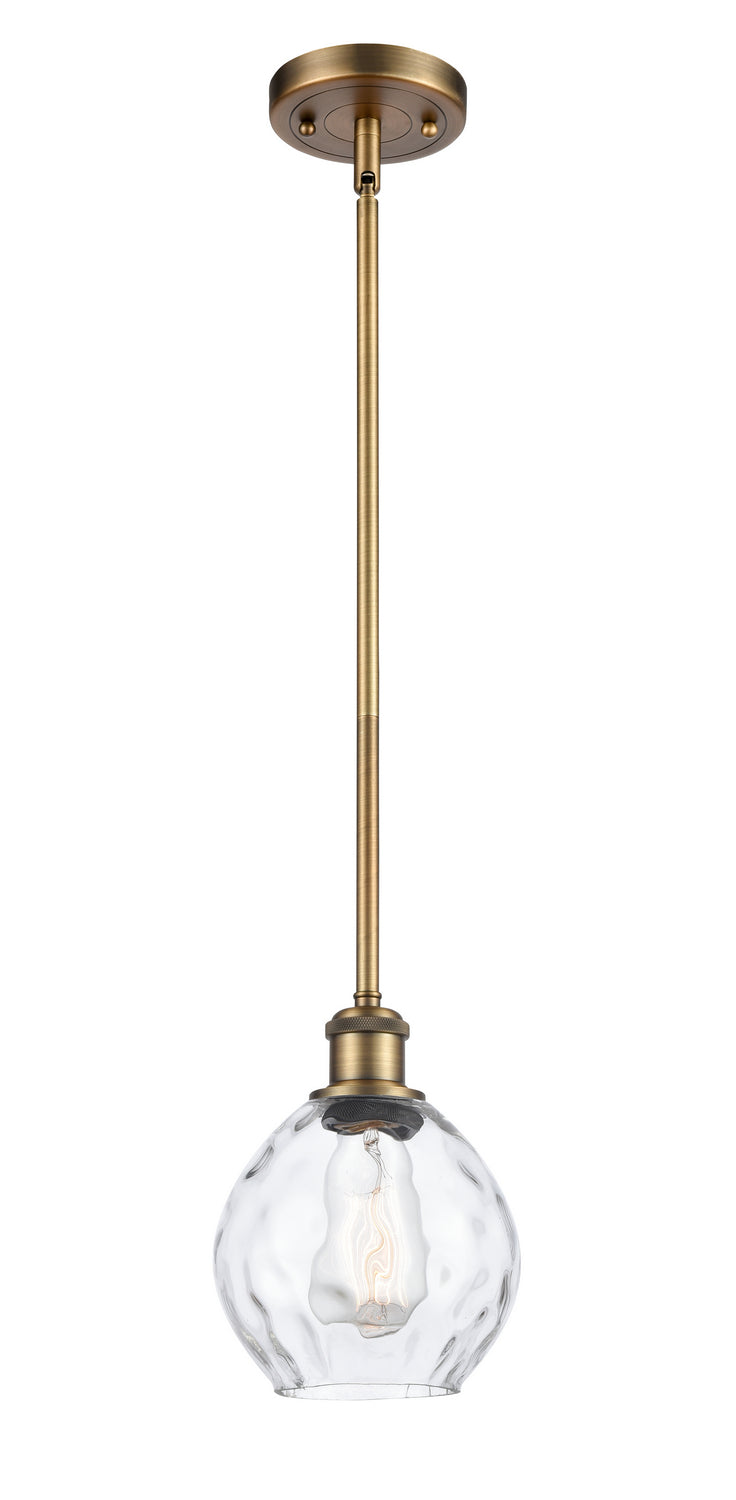 Innovations 516-1S-BB-G362 One Light Mini Pendant, Brushed Brass