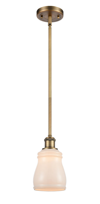 Innovations 516-1S-BB-G391 One Light Mini Pendant, Brushed Brass