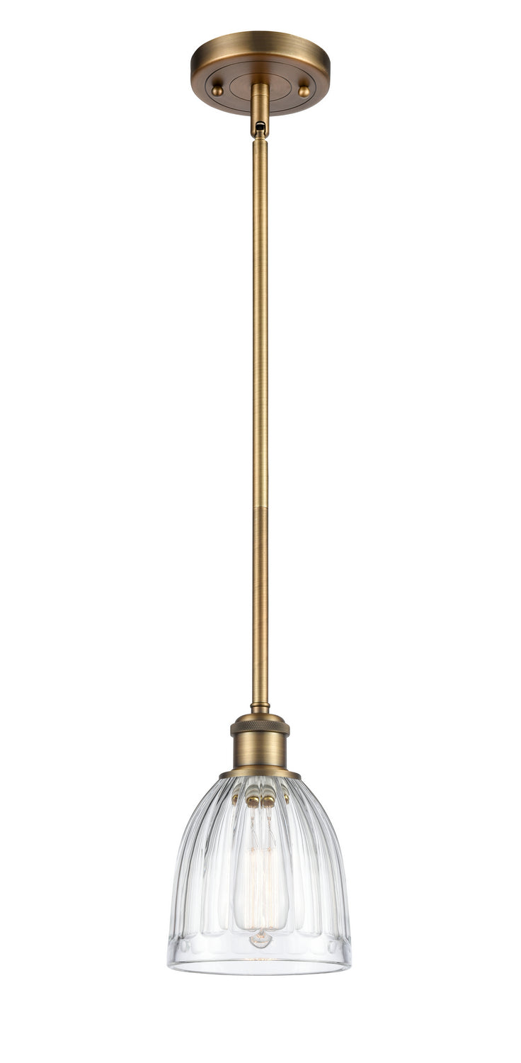 Innovations 516-1S-BB-G442 One Light Mini Pendant, Brushed Brass