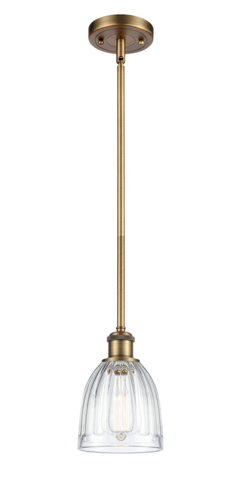 Innovations 516-1S-BB-G442 One Light Mini Pendant, Brushed Brass
