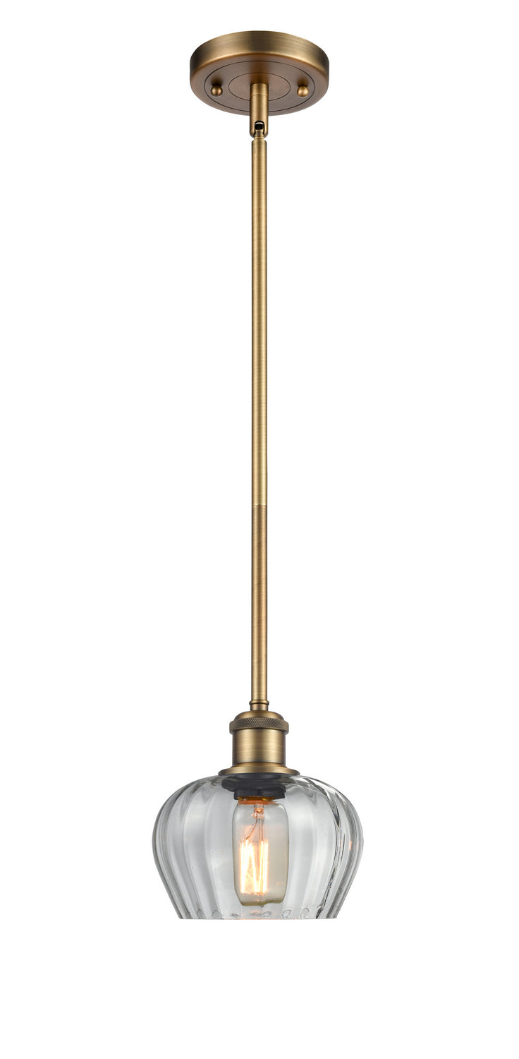 Innovations 516-1S-BB-G92 One Light Mini Pendant, Brushed Brass